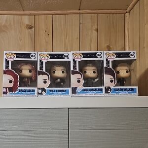 Funko Will & Grace Pop Figures Set - Red, Black, Blue